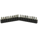 Coffret de clés et douilles BLACK+DECKER avec 33 pièces d'embouts de vissage et cliquets pour bricolage.