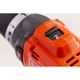 Perceuse visseuse à percussion BLACK+DECKER 18V Brushless éco-responsable, sans batterie, outil électrique pour bricolage.