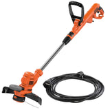 Coupe-bordure filaire BLACK+DECKER 550W avec largeur de coupe de 30 cm et rallonge électrique de 10 m, modèle BESTA530C10-QS