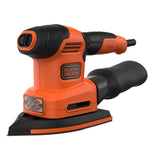 Ponceuse triangulaire Black+Decker, électroportatif, couleur orange et noire