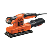 Ponceuse électrique Black+Decker, outil électroportatif de couleur orange et noire