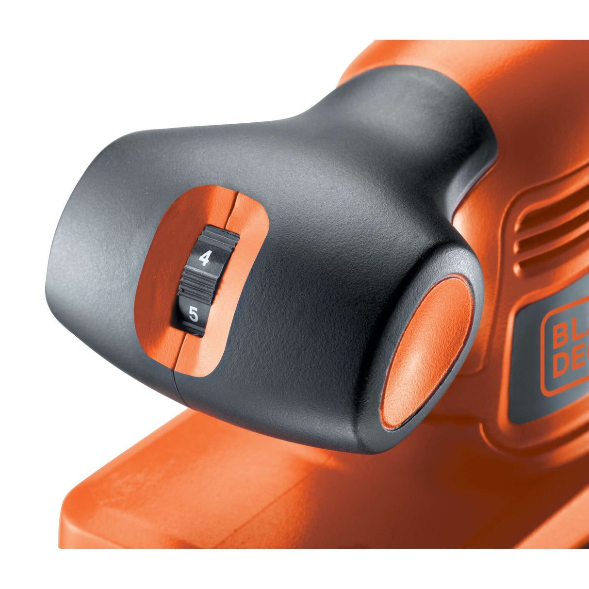 Ponceuse Black+Decker, outil électroportatif, couleur orange et noire