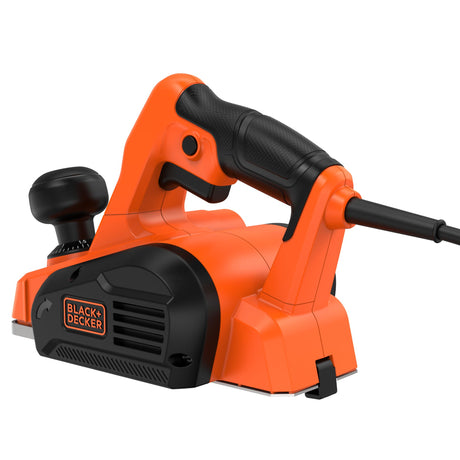 Rabot électrique Black+Decker, outillage électroportatif, couleur orange et noir