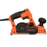 Raboteuse électrique Black+Decker, outil électroportatif orange et noir