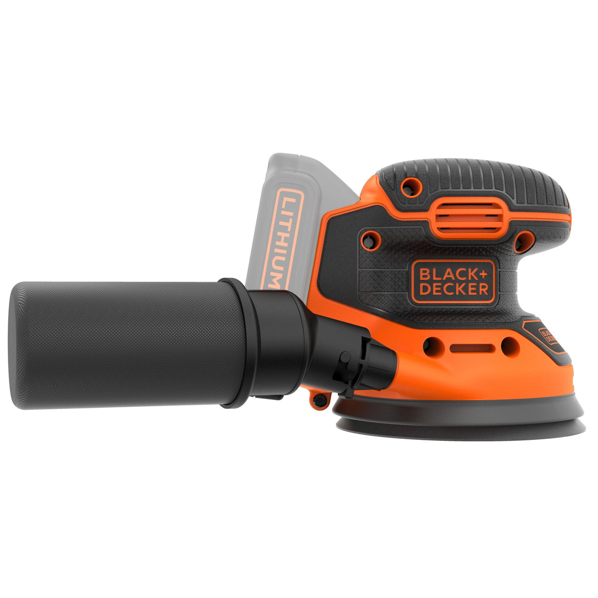 ponceuse Black+Decker sans fil, outil électroportatif noir et orange