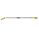 Élagueuse sur perche Dewalt, outil électrique, couleur jaune et noir.