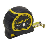 Mètre ruban Stanley Tylon, outil de mesure, noir et jaune, 8 mètres
