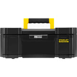 Boîte à outils Stanley Fatmax, noire avec poignée jaune, type Pro-Stack.
