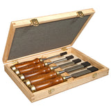 Coffret ciseaux à bois Stanley, manche bois marron, set d’outils de menuiserie