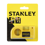 Niveau à bulle Stanley jaune, outil de mesure pratique pour bricolage