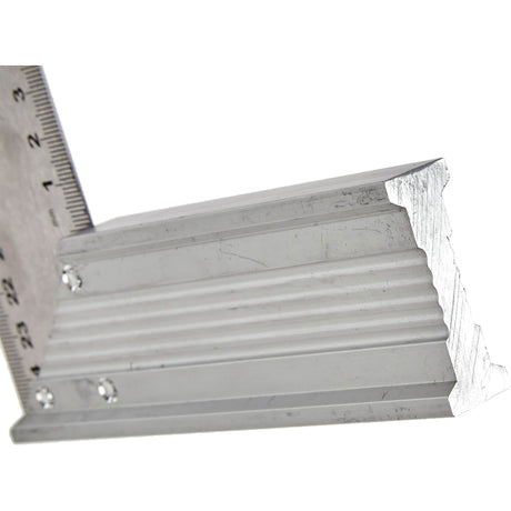Équerre Stanley, outil de mesure, couleur argent, pour traçage et bricolage.