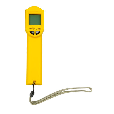 Thermomètre numérique jaune Stanley avec écran et dragonne, outil de mesure de température