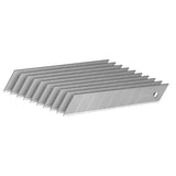 Lames grises Stanley, accessoires cutter, type sécable, couleur argentée