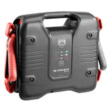 Booster batterie Facom, démarreur portable noir et rouge, type outillage électrique.