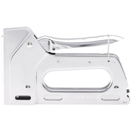 Agrafeuse Stanley, outillage manuel, couleur chrome argenté