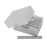 Agrafes Stanley, type agrafes métalliques, couleur argent, boîte plastique.