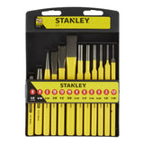 Coffret de douilles jaunes Stanley, outillage à main, ensemble de 12 pièces.