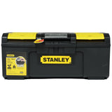 Boîte à outils Stanley, noire et jaune, grande capacité, rangement outillage