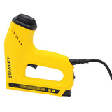Marque Stanley, agrafeuse électrique, couleur jaune, outil de bricolage.