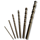 Forets Facom, type foret hélicoïdal, couleur bronze, présentés en assortiment de tailles.