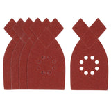 Abrasif de ponçage Facom, lot de feuilles rouges percées pour outil multifonction