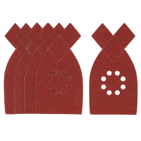 Abrasif de ponçage Facom, lot de feuilles rouges percées pour outil multifonction
