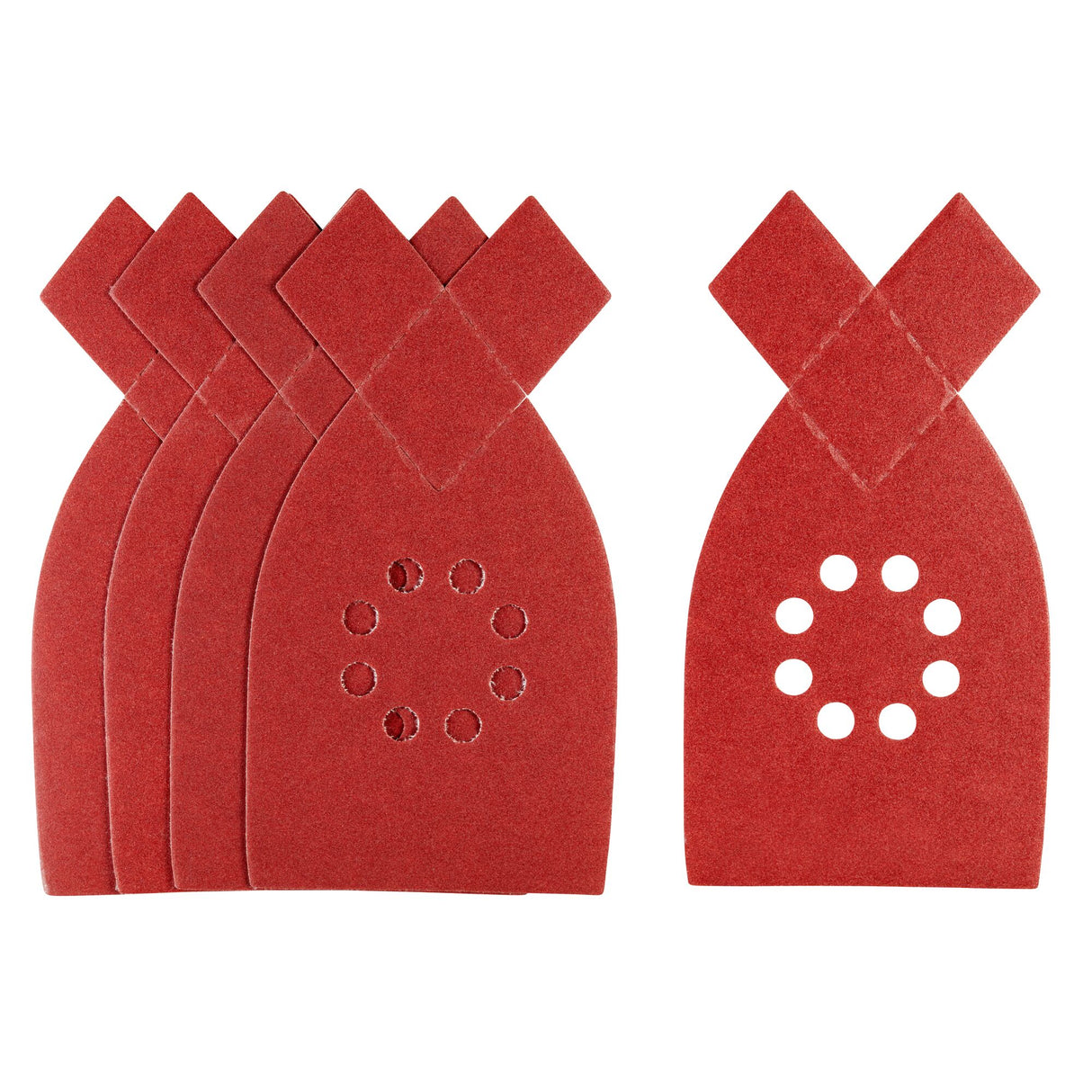 Abrasif Stanley, lot de feuilles de ponçage rouges, pour ponceuse multi, couleur rouge