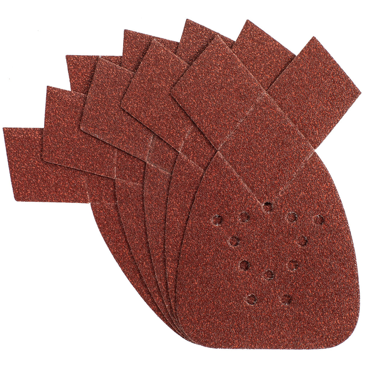 Abrasif Facom, lot de feuilles de ponçage rouge pour ponceuse multi-outils