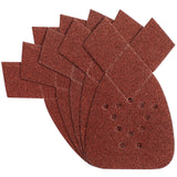 Abrasif Facom, lot de feuilles de ponçage rouge pour ponceuse multi-outils