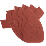 Abrasif Facom, lot de feuilles de ponçage triangulaires, couleur marron