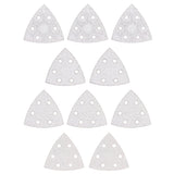 Disques abrasifs Facom, type feuille de ponçage triangulaire, couleur blanche