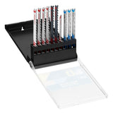 Lames de scie sauteuse Stanley, set d’accessoires pour bois et métal, couleur multicolore