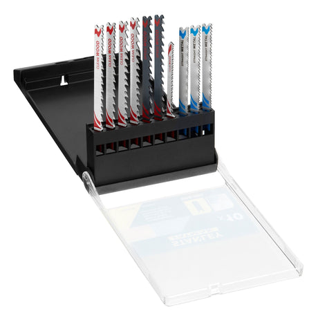 Lames de scie sauteuse Stanley, set d’accessoires pour bois et métal, couleur multicolore