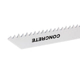 Lame de scie CONCRETE, type lame de scie sabre, couleur argentée, dents coupantes