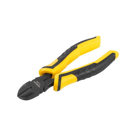 Pince coupante Stanley, outil à main, couleur jaune et noir.