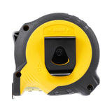 Mètre ruban Stanley, outil de mesure, couleur jaune et noir.