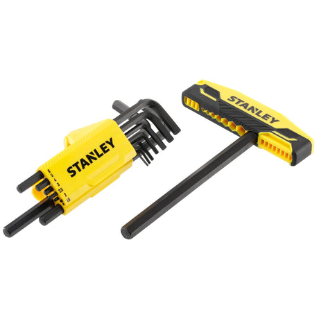 Clés Allen Stanley, outillage manuel, couleur jaune et noir