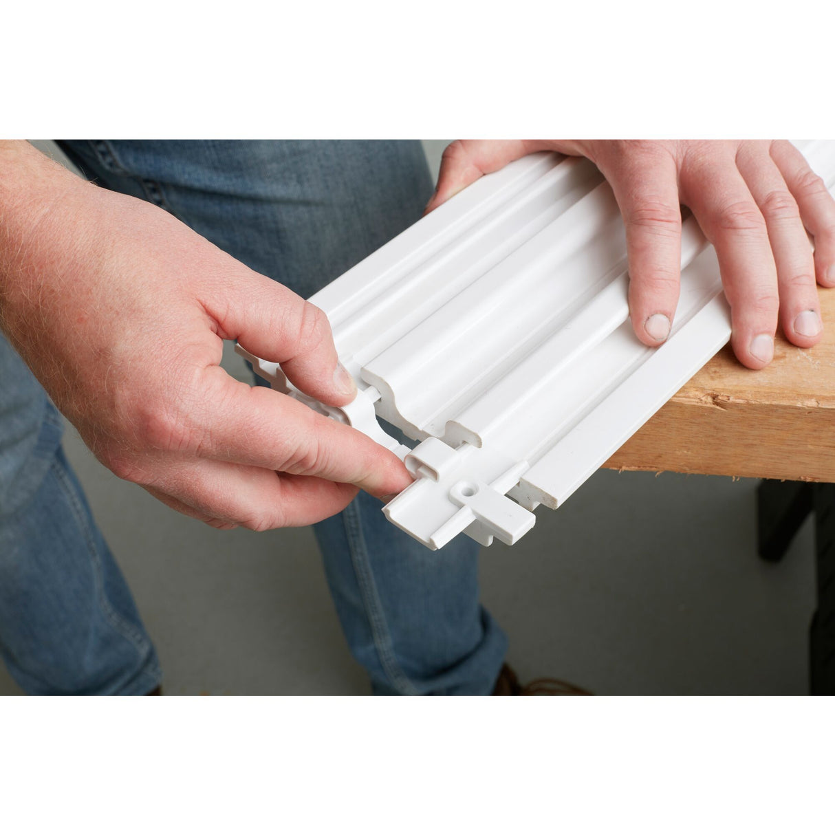 Rail de guidage Stanley, accessoire d'outillage, couleur blanc