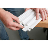Rail de guidage Stanley, accessoire d'outillage, couleur blanc