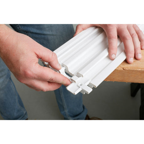 Rail de guidage Stanley, accessoire d'outillage, couleur blanc