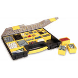 Boîte de rangement Stanley, organiseur à vis, noire et jaune, pour outillage
