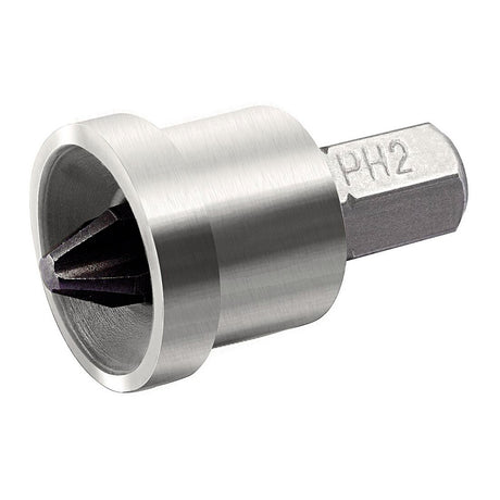 Embout tournevis Facom, type PH2, couleur argent et noir, pour vissage professionnel