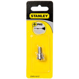 Embout tournevis Stanley PH2, accessoire outillage, couleur gris argenté, emballage jaune