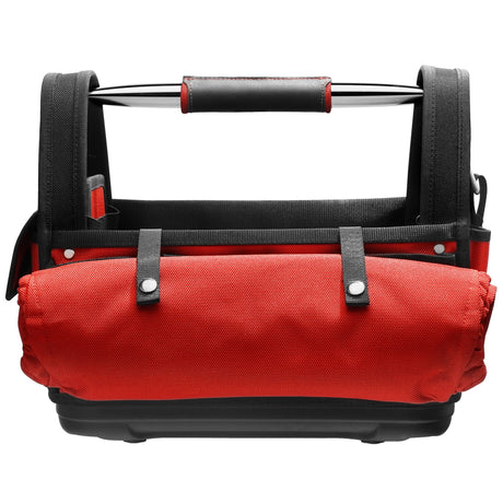 Sac à outils Facom, type sacoche ouverte, couleur rouge et noir