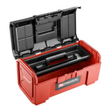 Boîte à outils Facom, coffret de rangement rouge avec compartiment amovible.