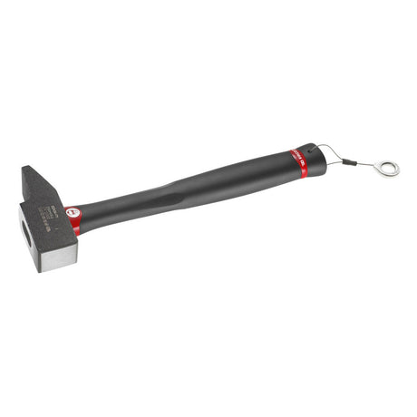 Marteau Facom, outillage, couleur noire et argent, poignée ergonomique.