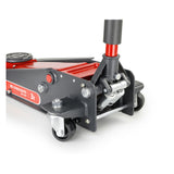 Cric hydraulique Facom, type DL.32A, 3 tonnes, couleur noir et rouge.