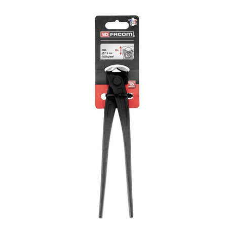 Pince coupante noire Facom, outil de plomberie et outillage professionnel.
