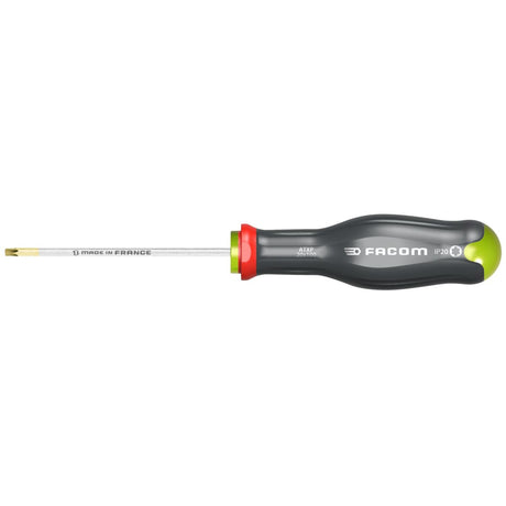 Tournevis marque Facom, modèle torx, manche noir avec embouts rouge et vert