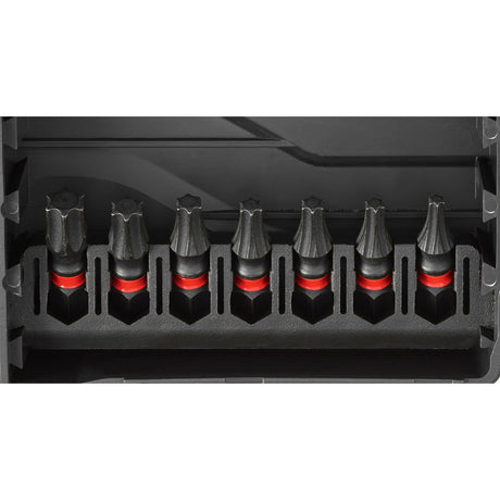 Embouts de vissage Facom, type outils, couleur noire avec anneau rouge